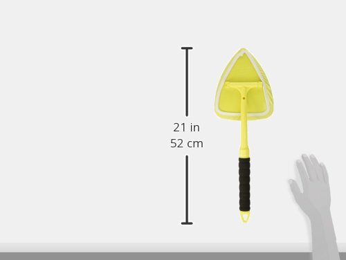 2 Piece Yellow Utility Sponge Washable Window Cleaner Tool with Extendable Ha…