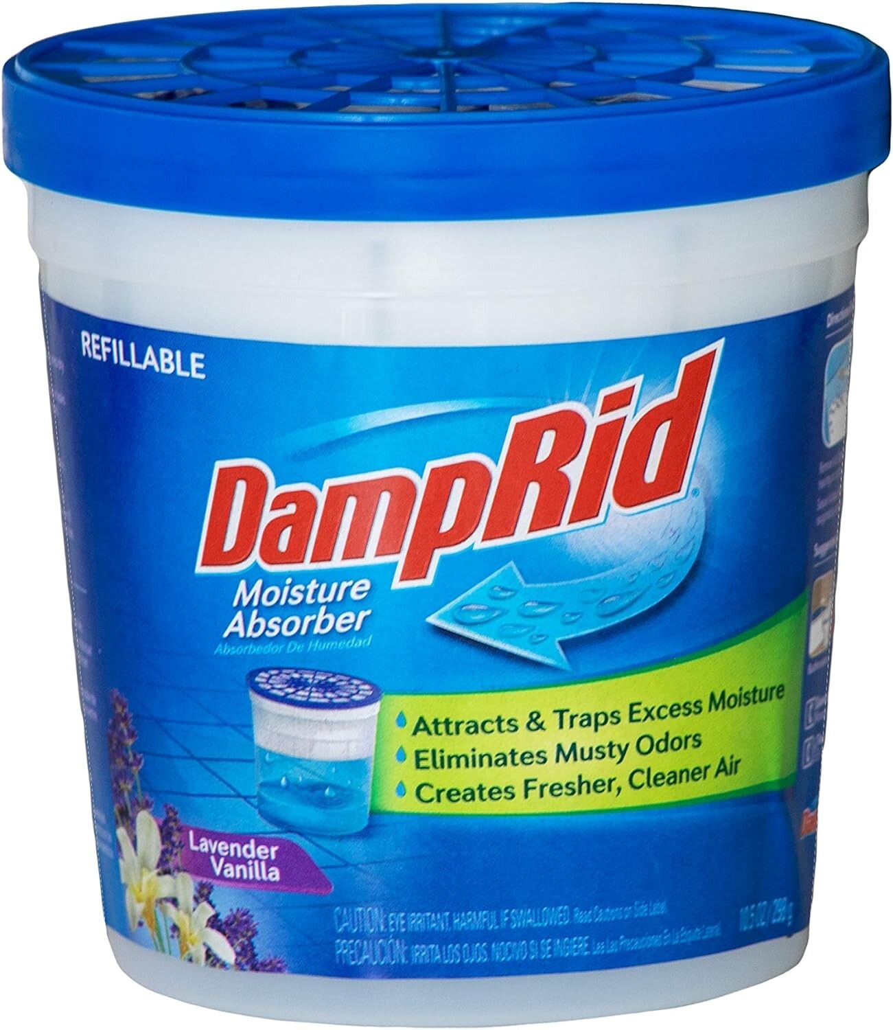 Refillable Absorber Traps 10.5oz Moisture – Long-lasting Freshness, 4 Pack