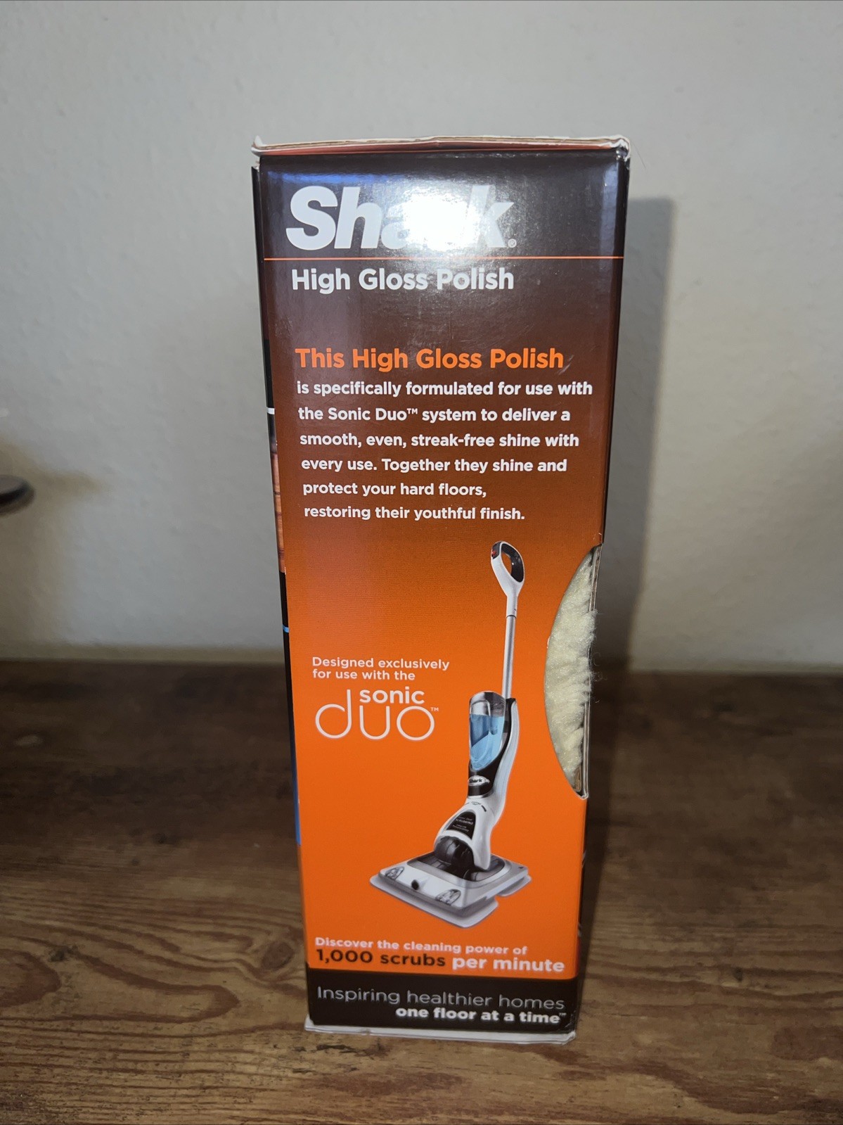Shark Sonic DUO Wood & Hard Floor High Gloss Polish 28oz W Pad- Discontinued