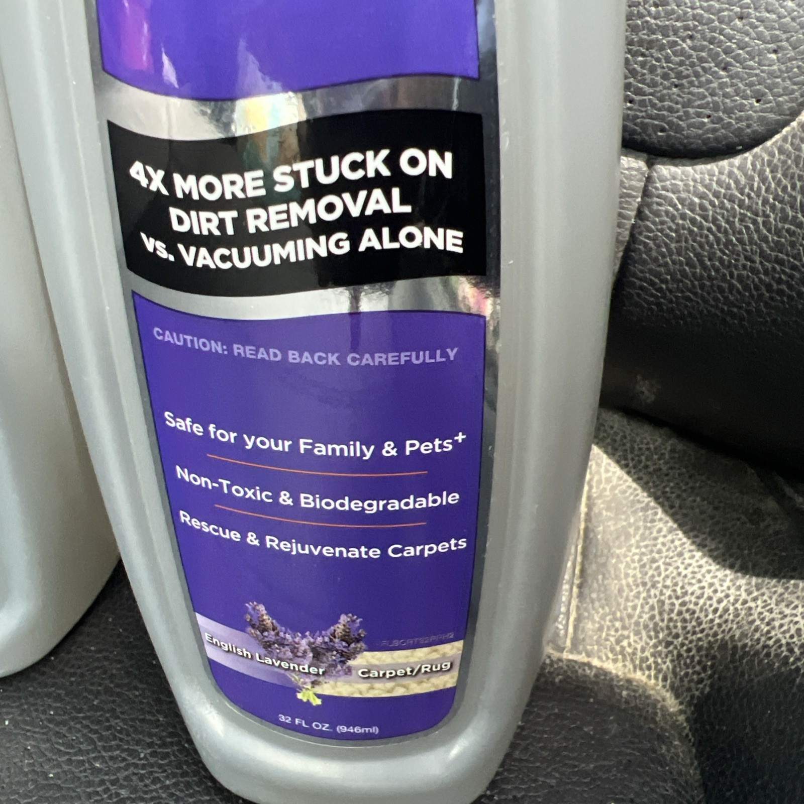 NEW! SEALED! Shark Carpet Buddy No Rinse Carpet Cleaner English Lavender 32oz