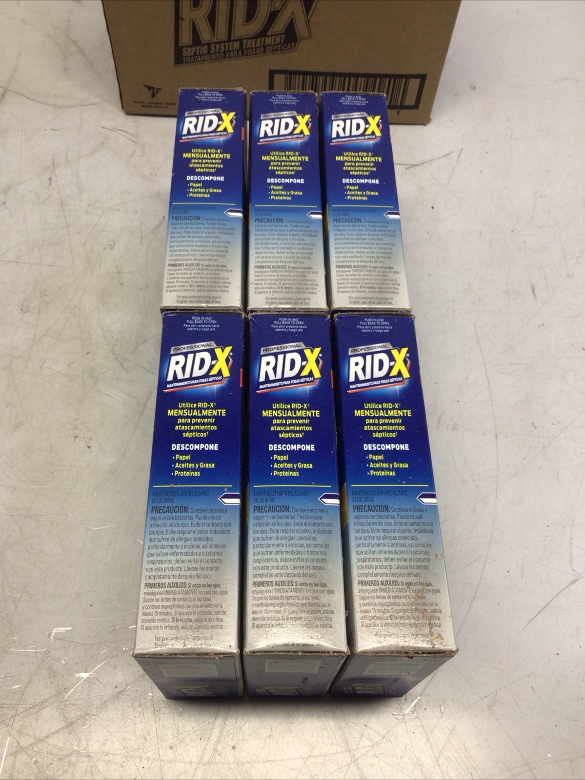 RID-X Septic Tank Treatment 12 Month Supply Of Powder 117.6 oz 100% Biobased