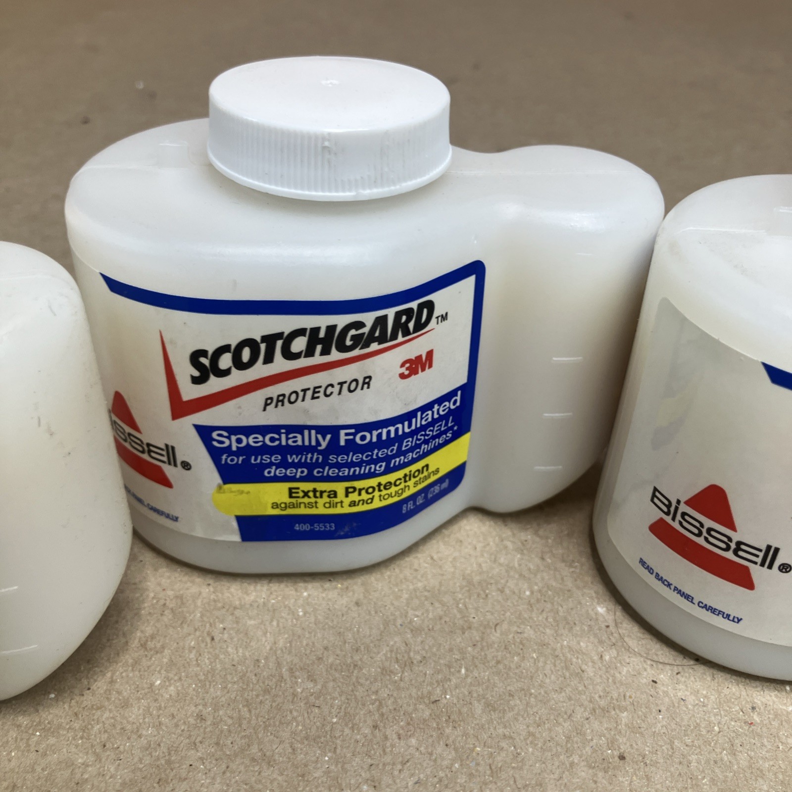 3 PKS. BISSELL SCOTCHGARD 3M EXTRA PROTECTION / CARPET, RUG, UPHOLSTERY ETC. 8OZ