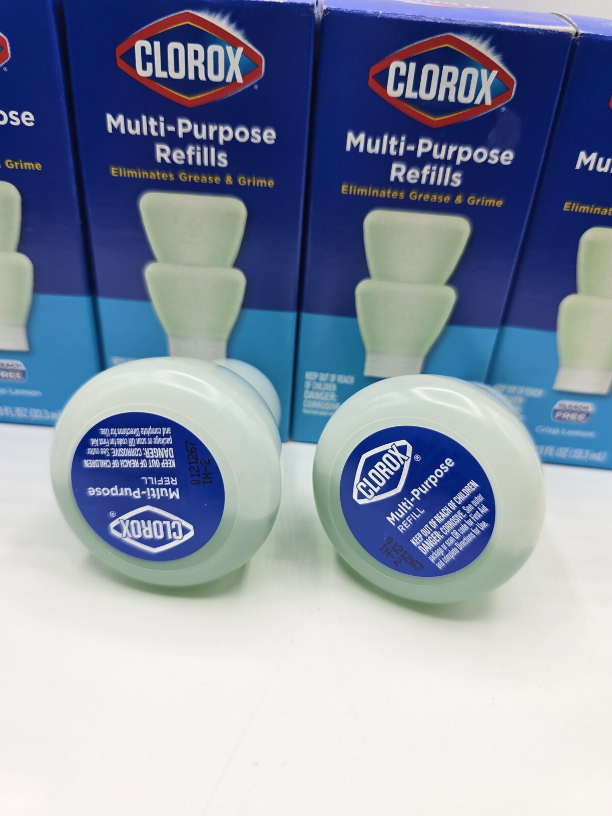 Lot Of 17 Clorox Multi-Purpose Cleaner Refills 2 pack Crisp Lemon New in Box