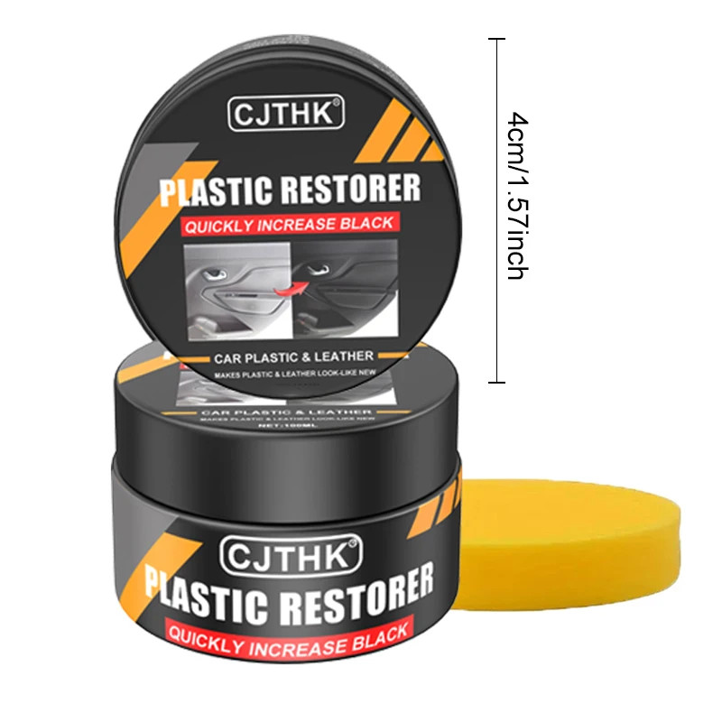 Car Plastic Restorer Back To Black Gloss Auto Interior Leather & Panel Renewal W