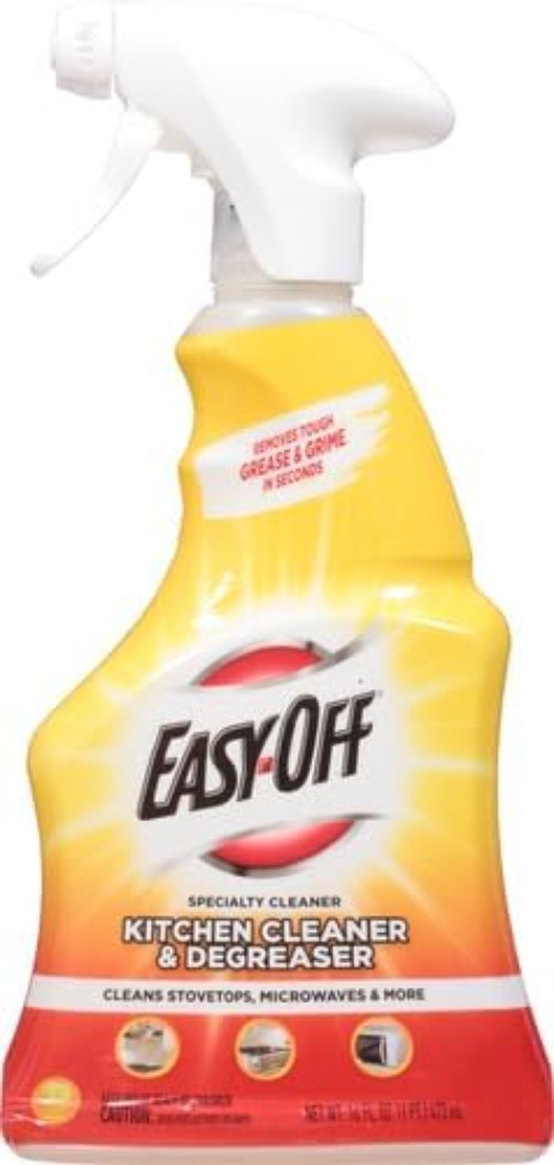 Powerful 16 Fl Oz Degreaser Spray – NSF Certified Lemon Cleaner for Kitchens
