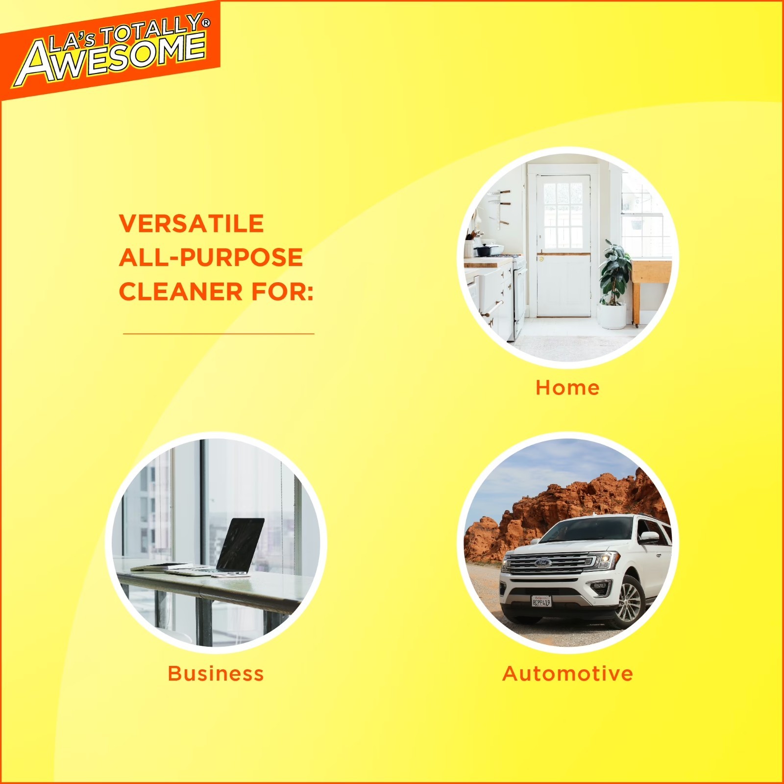 LA’s Totally Awesome All Purpose Concentrated Cleaner ,Degreaser, 64 fl oz.