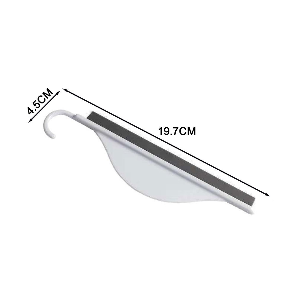 Portable Silicone Squeegee 19 7 x 4 2cm for Glass and Bathroom Cleaning