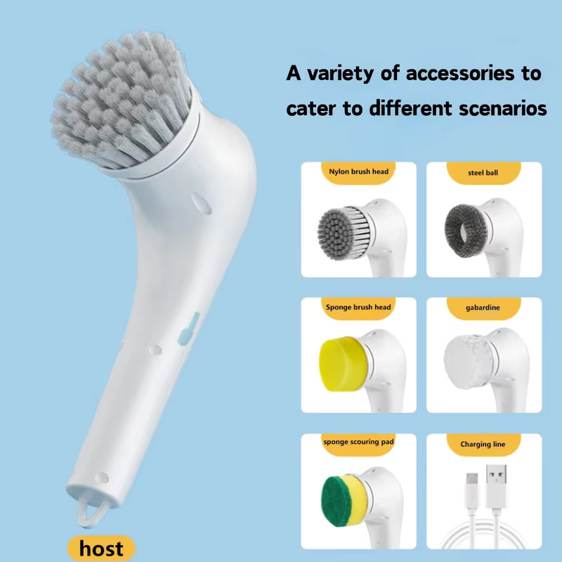 Automatic Cleaning Brush – Sponge Material, Powerful Stain Removal, Multiple …