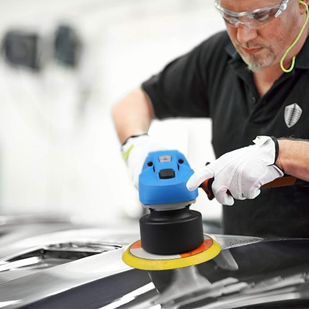 20v Cordless Round Orbital Polisher Dual Action Buffer Polisher 5inch6 Variable