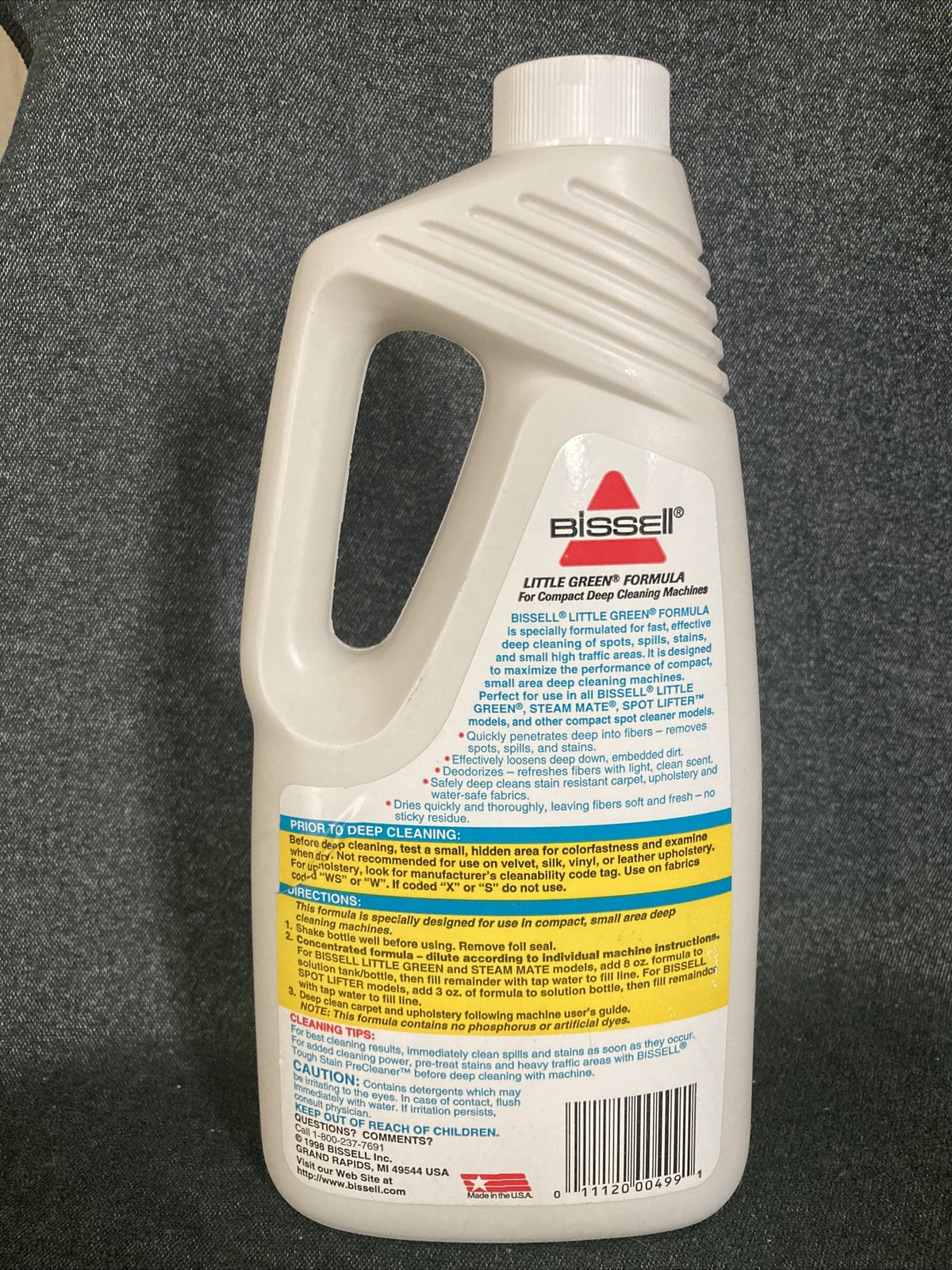 Bissell Little Green Formula Carpet Cleaner 32oz Concentrate SEALED – FREE SHIP!
