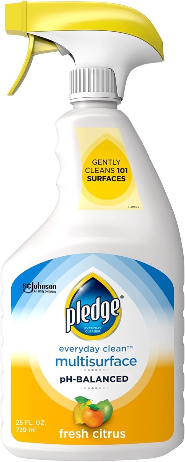 Pledge Fresh Citrus Multisurface Cleaner, 25 oz Spray