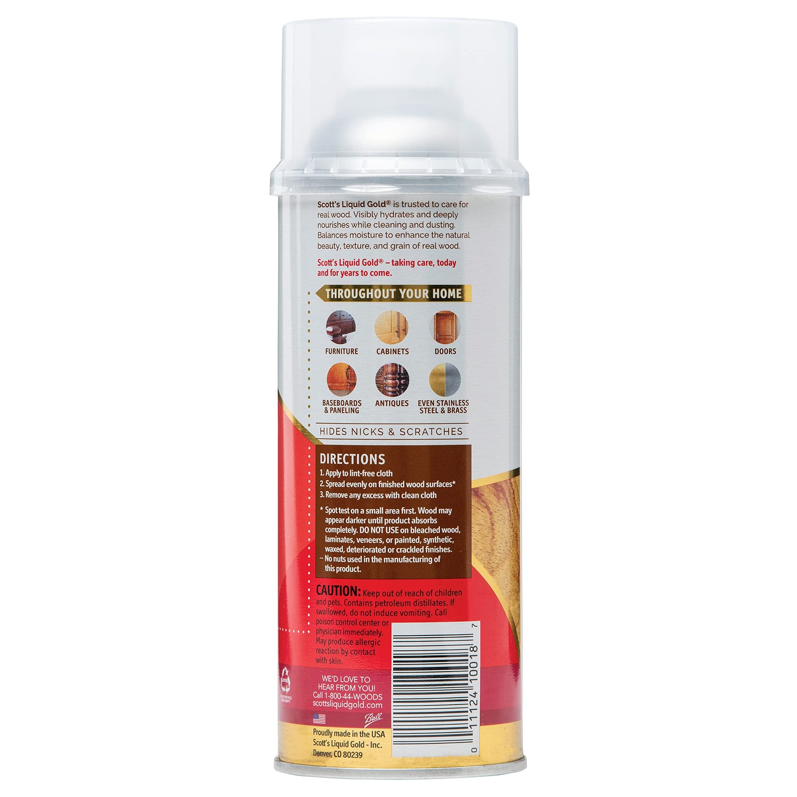 14 oz. Wood Cleaner, 14oz, LiquidCan, Multicolor (P14)
