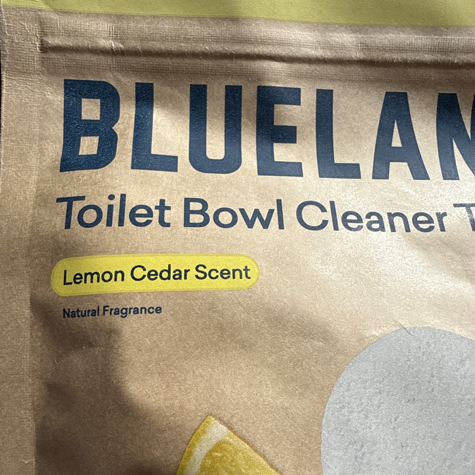 Blueland Toilet Bowl Cleaner 10 Tablets Lemon Cedar Scent 100% Plastic-Free