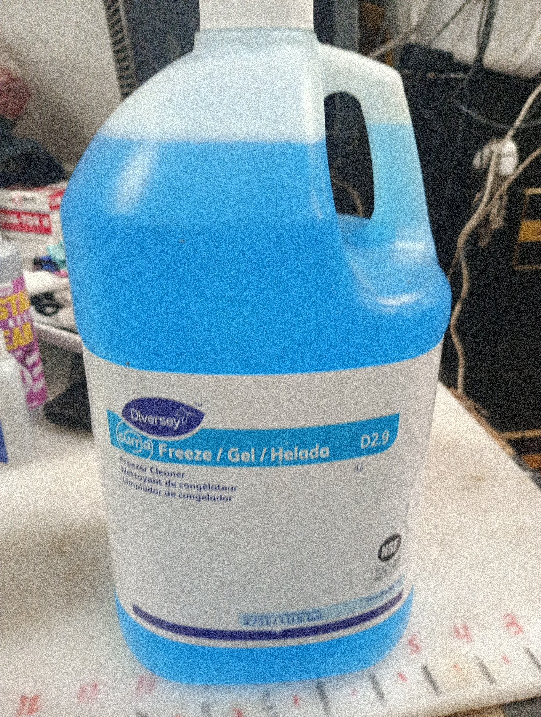 Diversey 948030 Freezer Cleaner,1 Gal.,Blue, 582