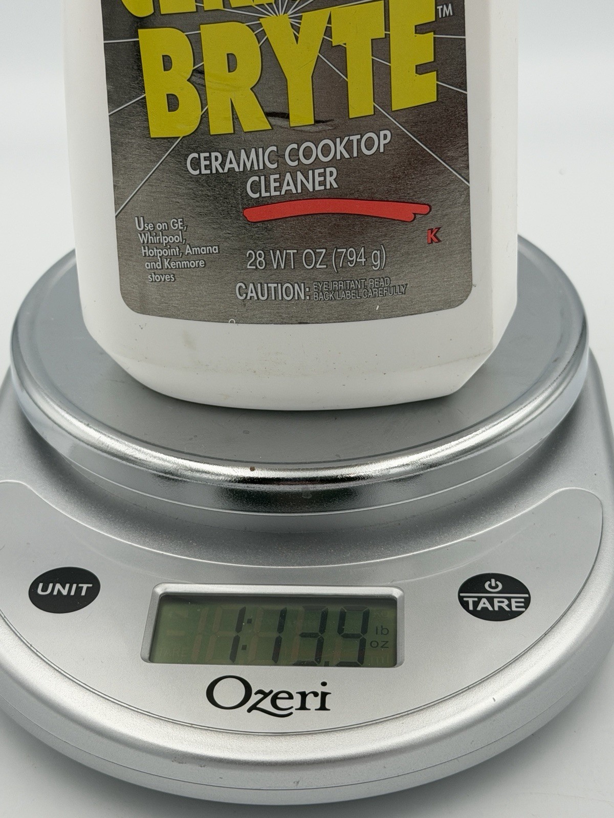 NOS Vtg 2000’s Cerama Bryte Cooktop & Stove Top Cleaner Glass-28 OZ Prop