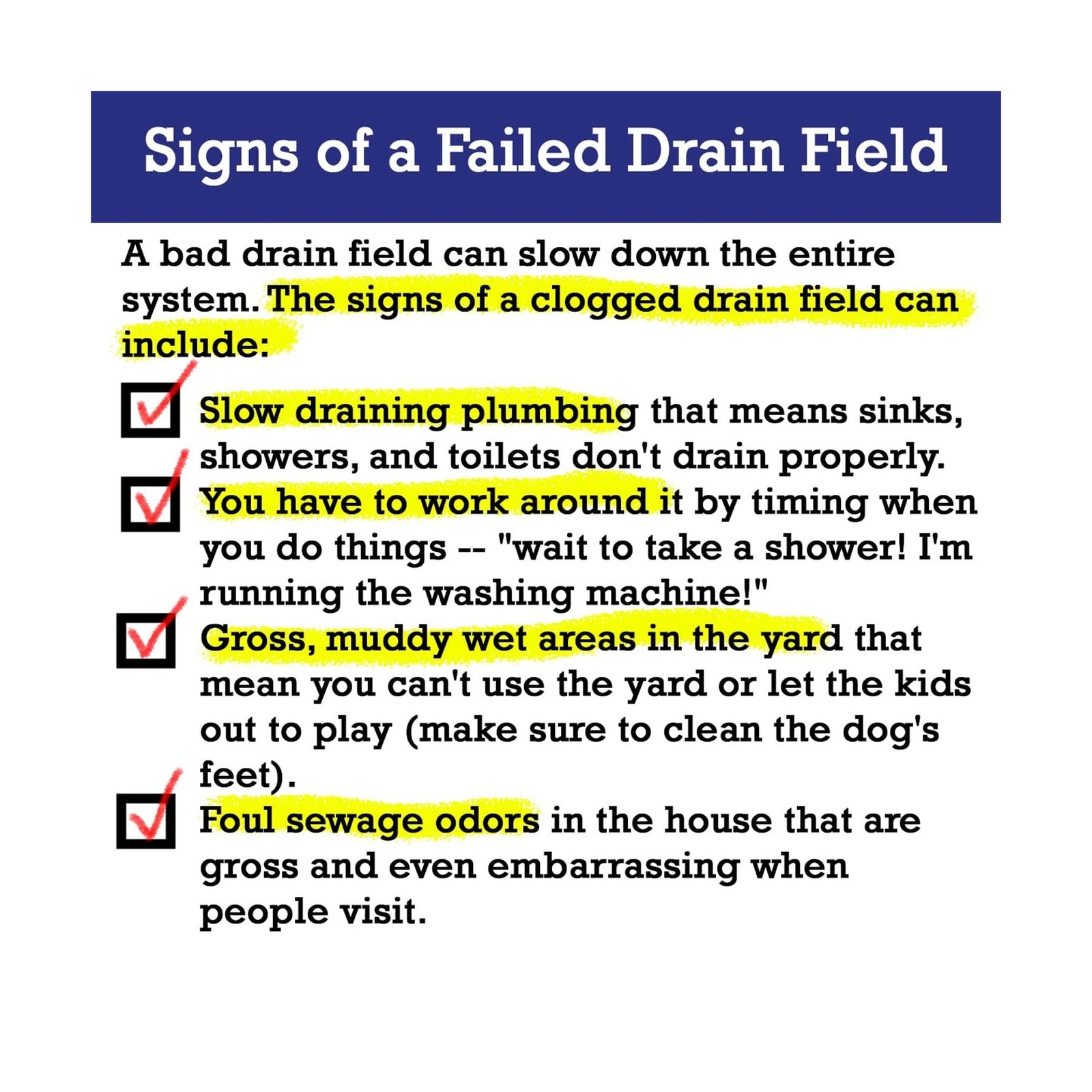 Septic Drain Field Cleaner by Dr. Pooper – Clears Septic System Leach & Drain…