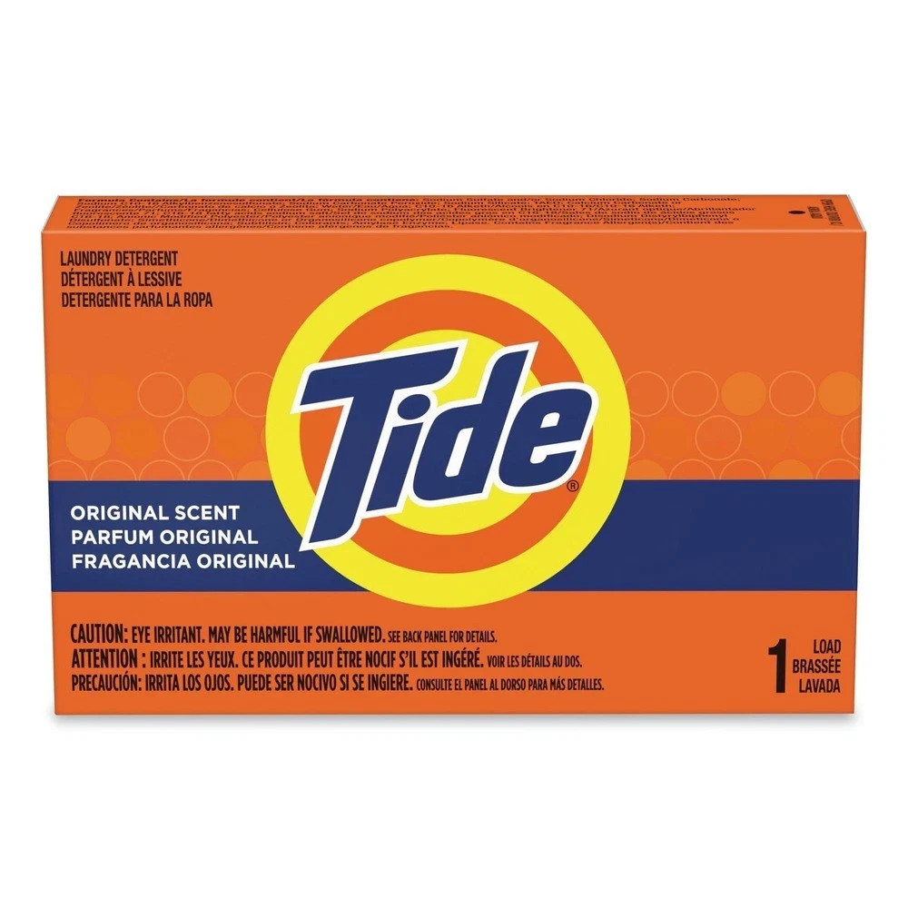 Tide 49340 1.5 oz Vending-Design Powder Laundry Detergent (156/Carton) New