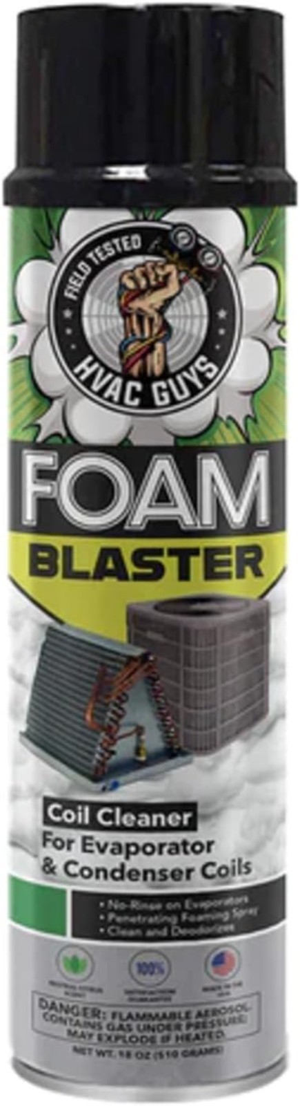 Deep-Penetrating Foam Blaster AC Coil Cleaner