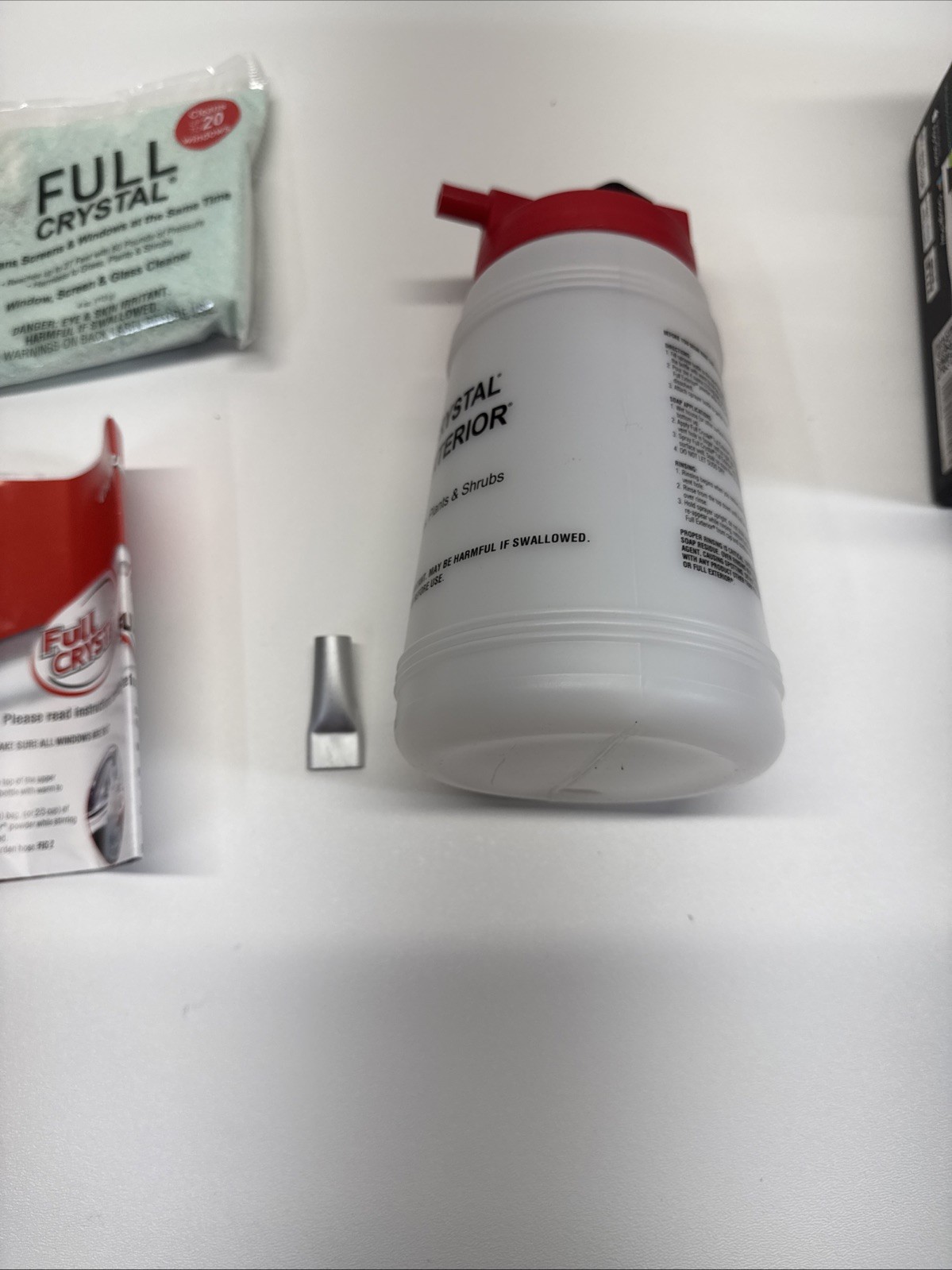 Fuller Brush Full Crystal Full Exterior Sprayer Kit w/ 4 Window Cleaner Refills
