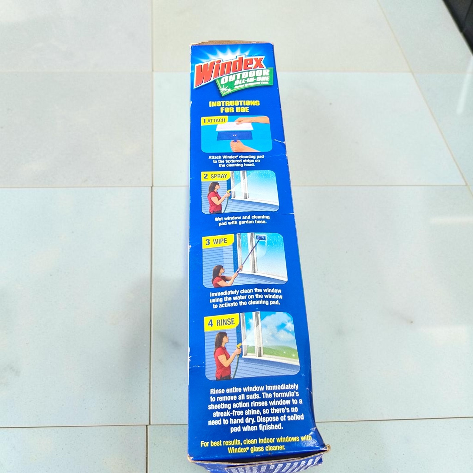 Windex Outdoor All-In-One Glass & Window Cleaner Tool Starter Kit | New Sealed