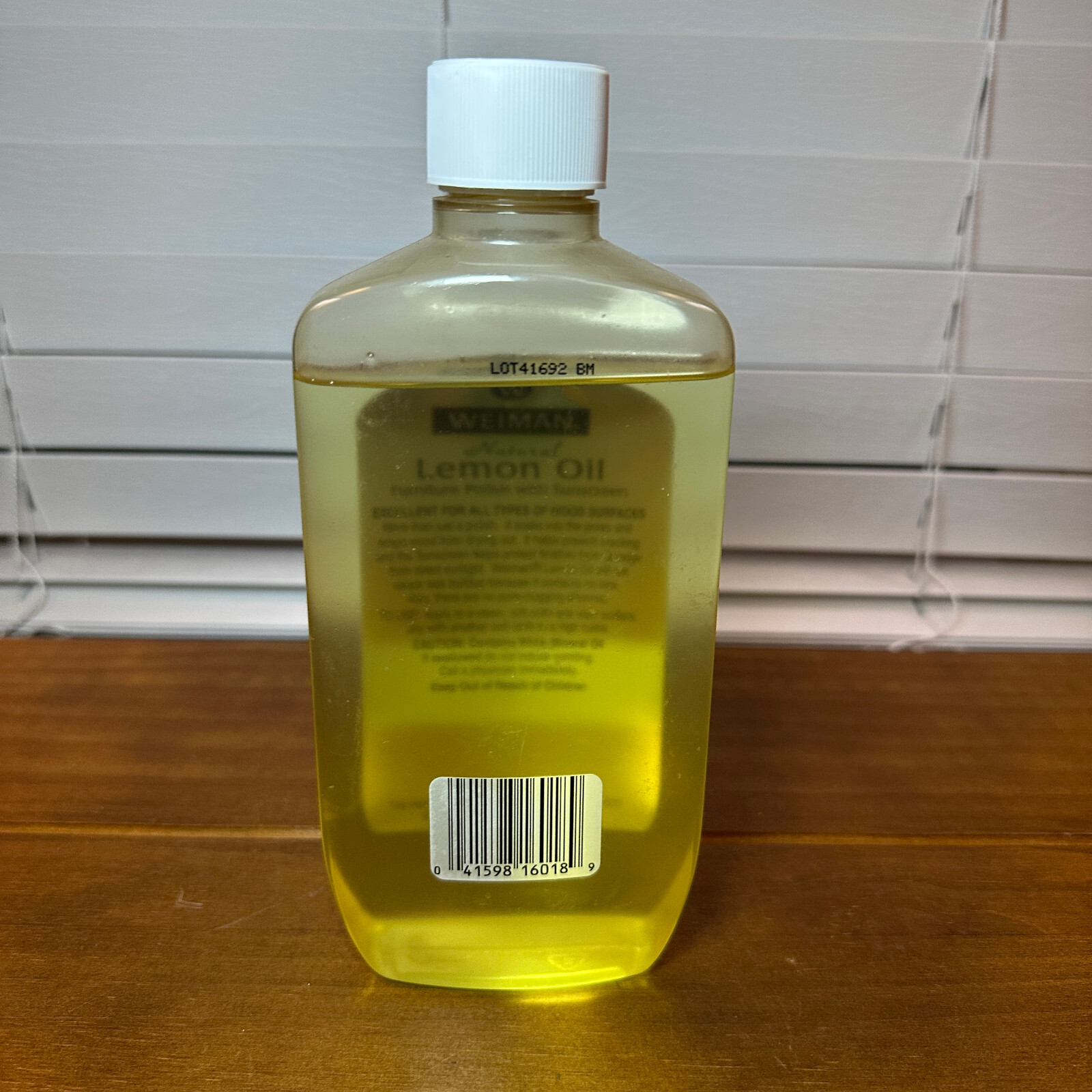 Original Weiman Enhancing Lemon Oil Furniture Polish Sunscreen 16 oz 90% Full