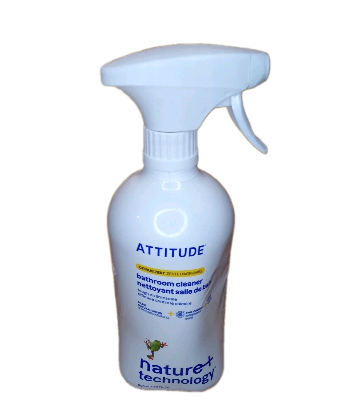 ATTITUDE Bathroom Cleaner Citrus Zest 800ml Tested Working