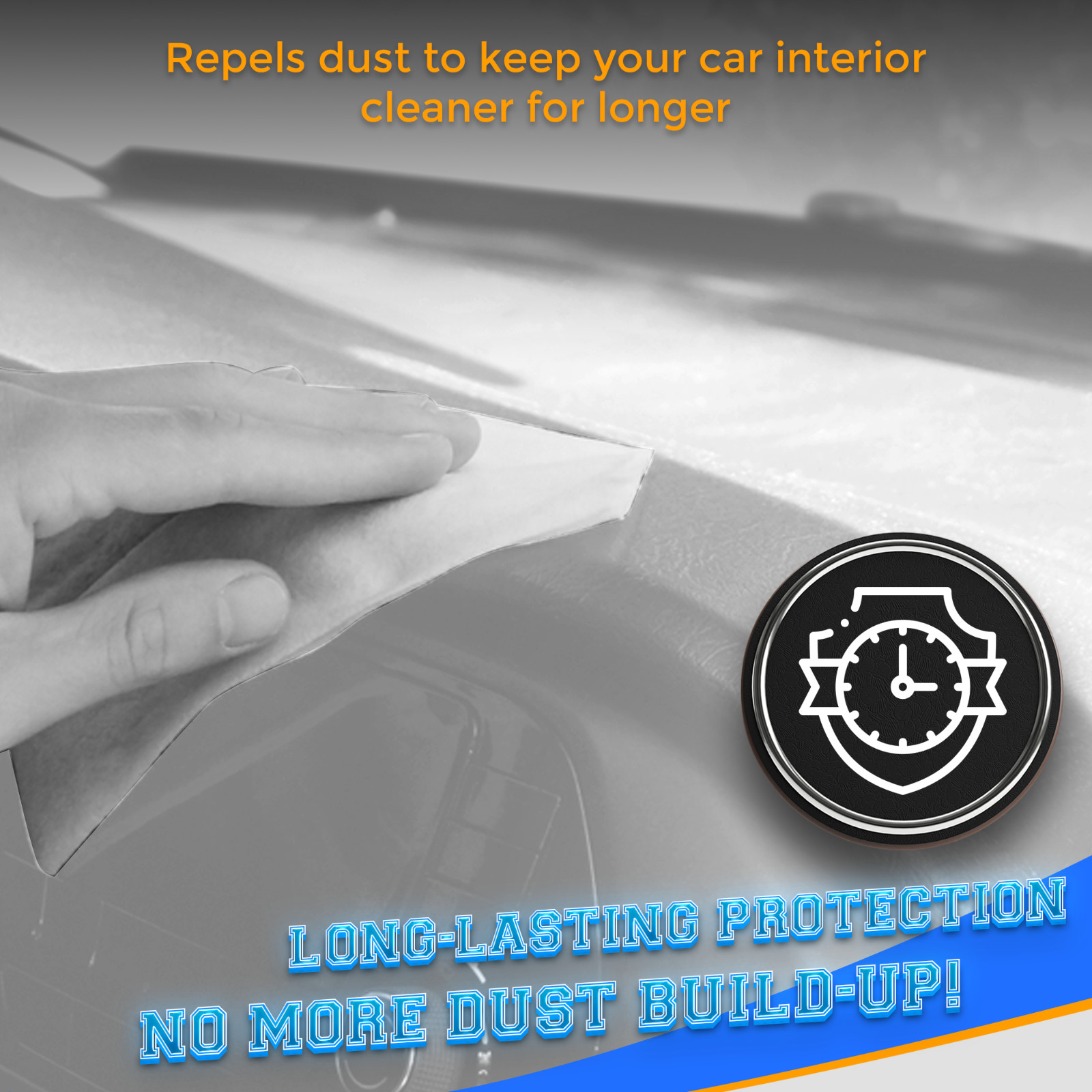 Car Cleaning Wipes Lemon Scent Interior & Exterior Auto Care Wipes – Bulk Packs