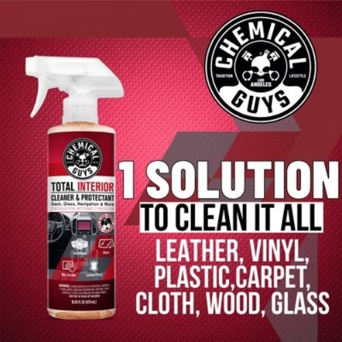 Chemical Guys 4pc Interior Essentials: Liquid Automotive Cleaning Kit for Car