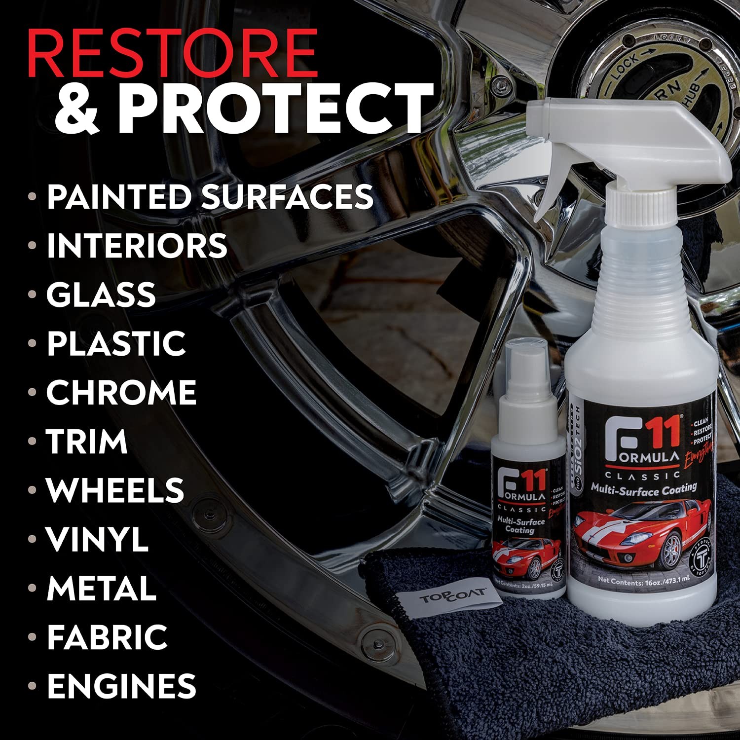 Water Base Car Polish Sealer Kit for Cars Motorcycles RVs Trucks Boats and More