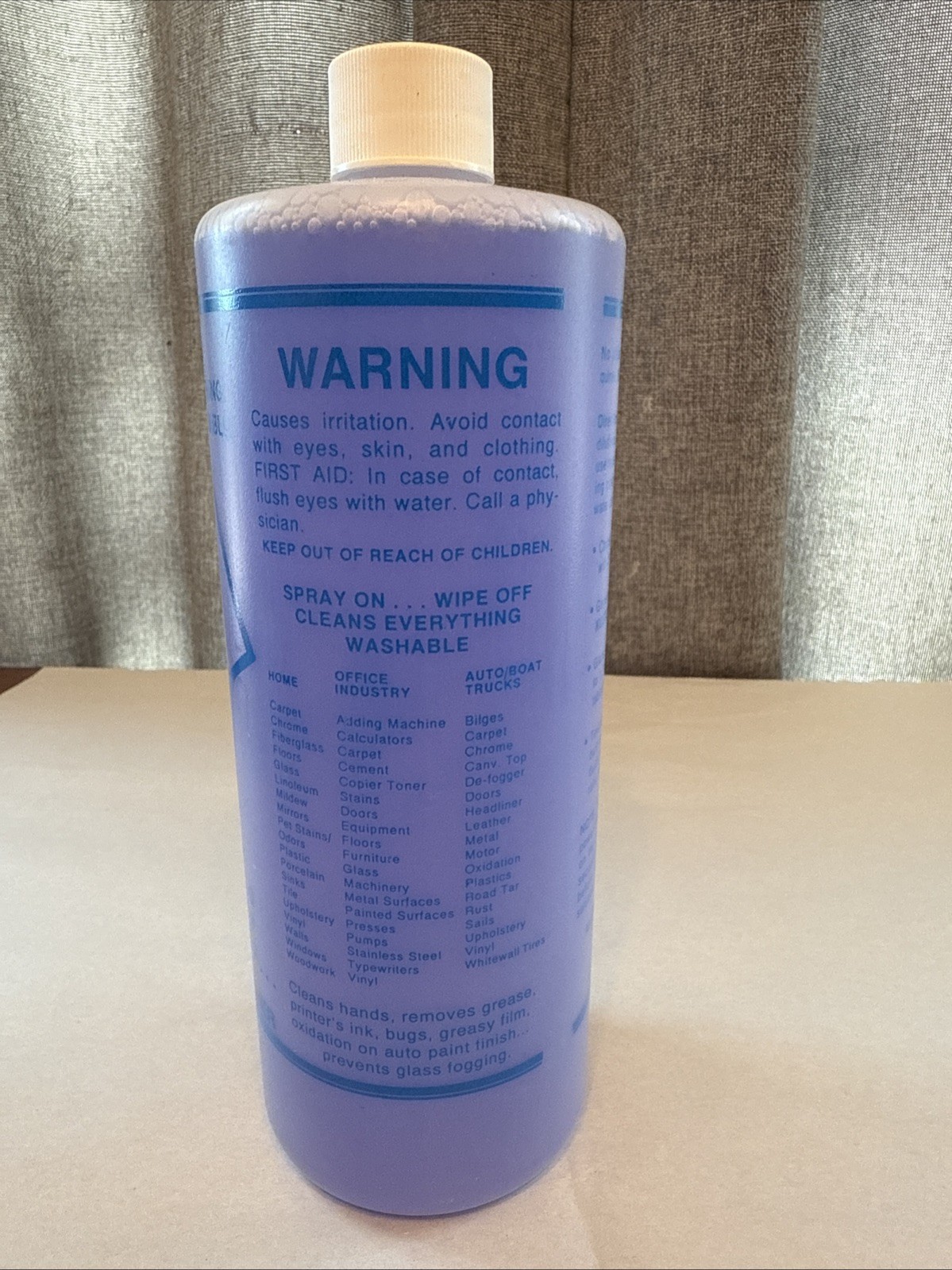 Kustom Kleen Fully Concentrated Cleaner 1 Quart Bottle Spray On Wipe Off Custom