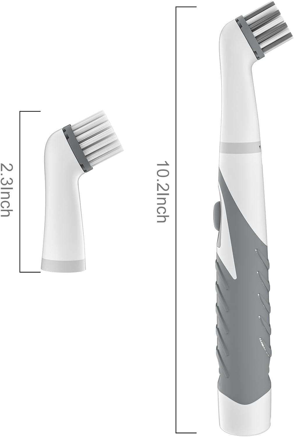 Efficient 4-in-1 Motorized Cleaning Brush for Bathroom and Kitchen Cleanings