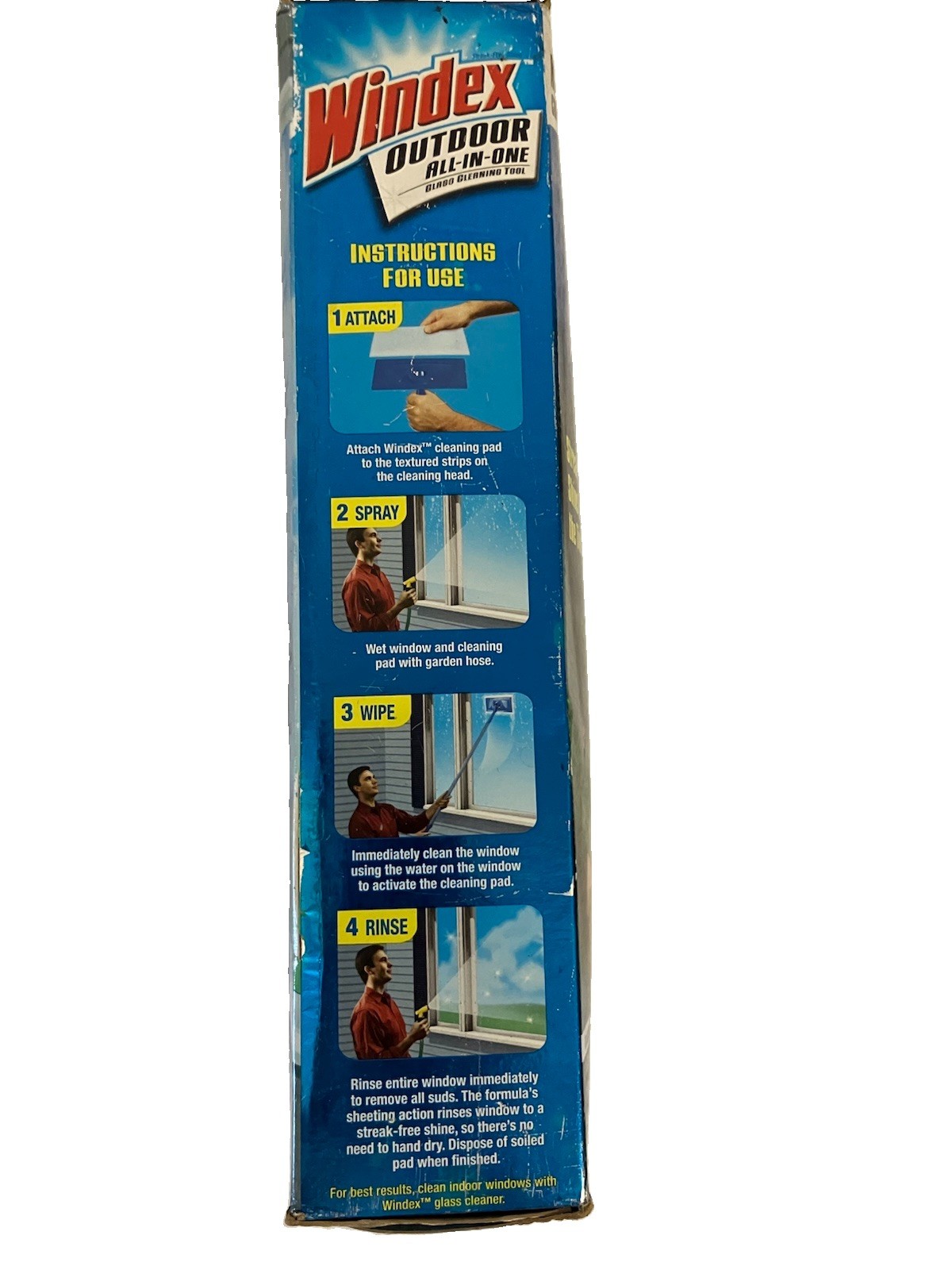 Windex Outdoor All-In-One Glass & Window Cleaner Tool Starter Kit