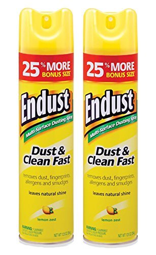 Multi-Surface Dusting and Cleaning Spray, Lemon Zest, 12.5 Ounce (Pack of 2)