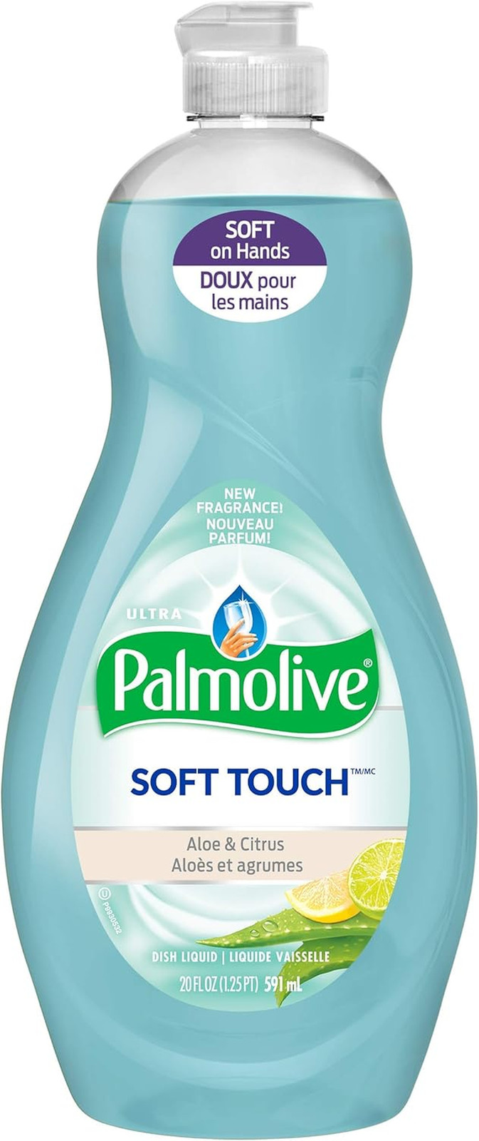 Ultra Soft Touch Dish Soap, Aloe and Citrus – 20 Fluid Ounce (9 Pack) (Packaging