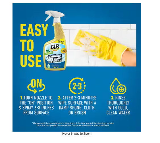 Brilliant Bath Bathroom Cleaner 26 oz.