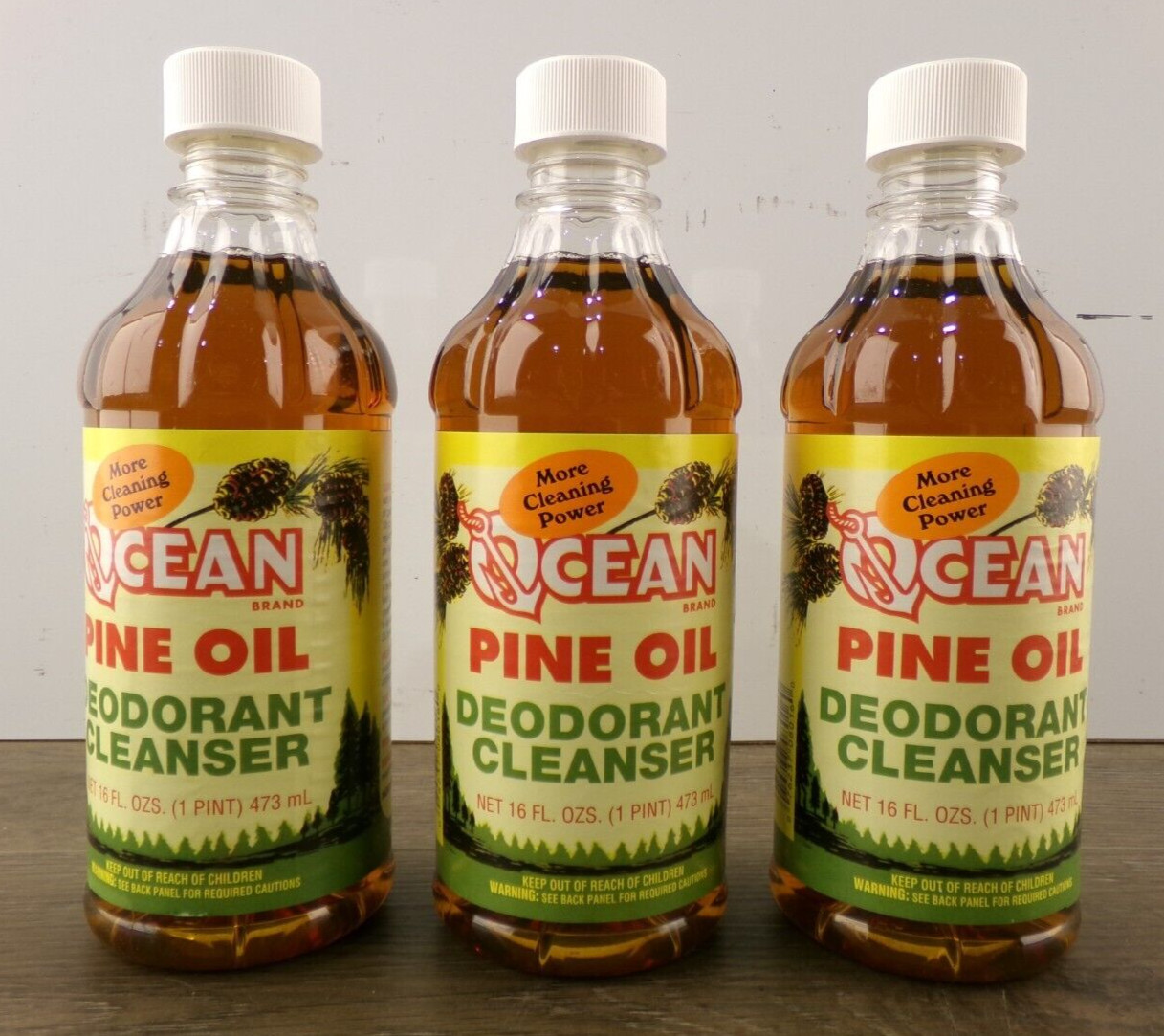 3ct Ocean Pine Oil Concentrated Multipurpose Deodorant Cleaner 16oz Each, New S3