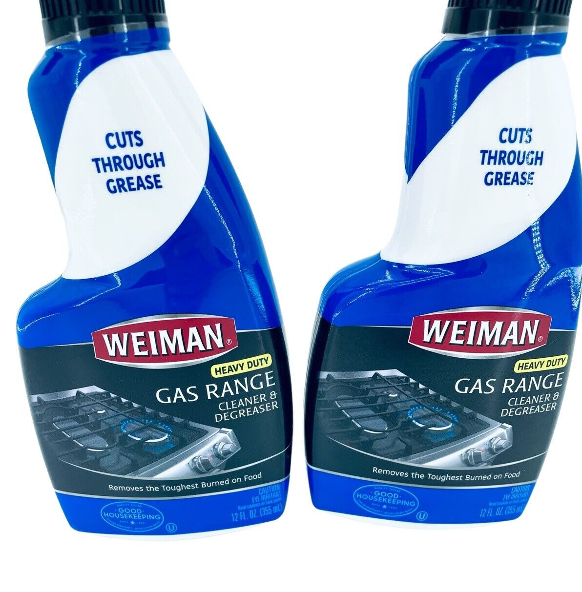 Weiman Gas Range Cleaner and Degreaser – 12 OZ – SET OF TWO