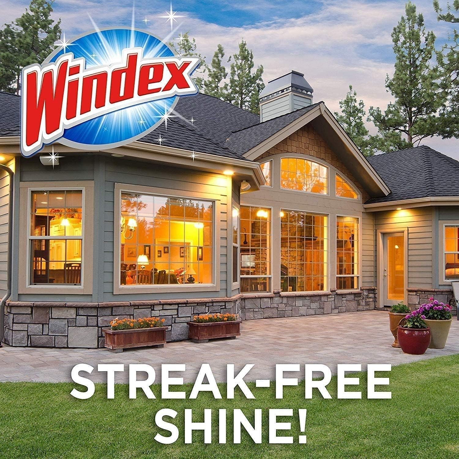 Outdoor All-in-One Window Cleaner Pads Refill – 2 Count for Streak-Free Shine