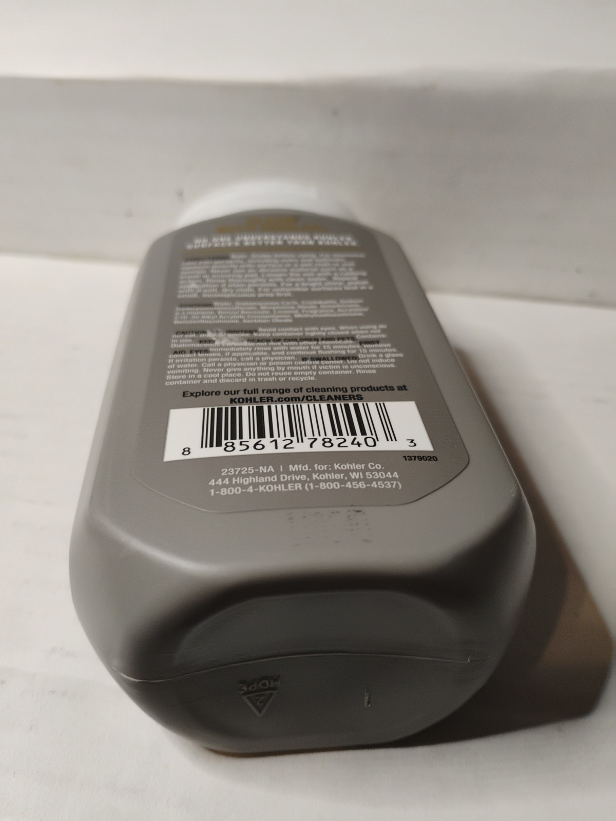 KOHLER K-23725-NA Cast Iron Cleaner, for Kitchen and Bathroom, 8 Oz Bottle,