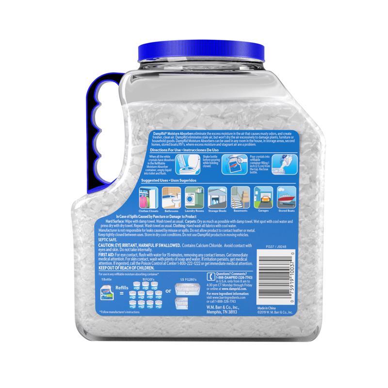 DampRid FG37 Moisture Absorber Refill No Scent 7.5 lb