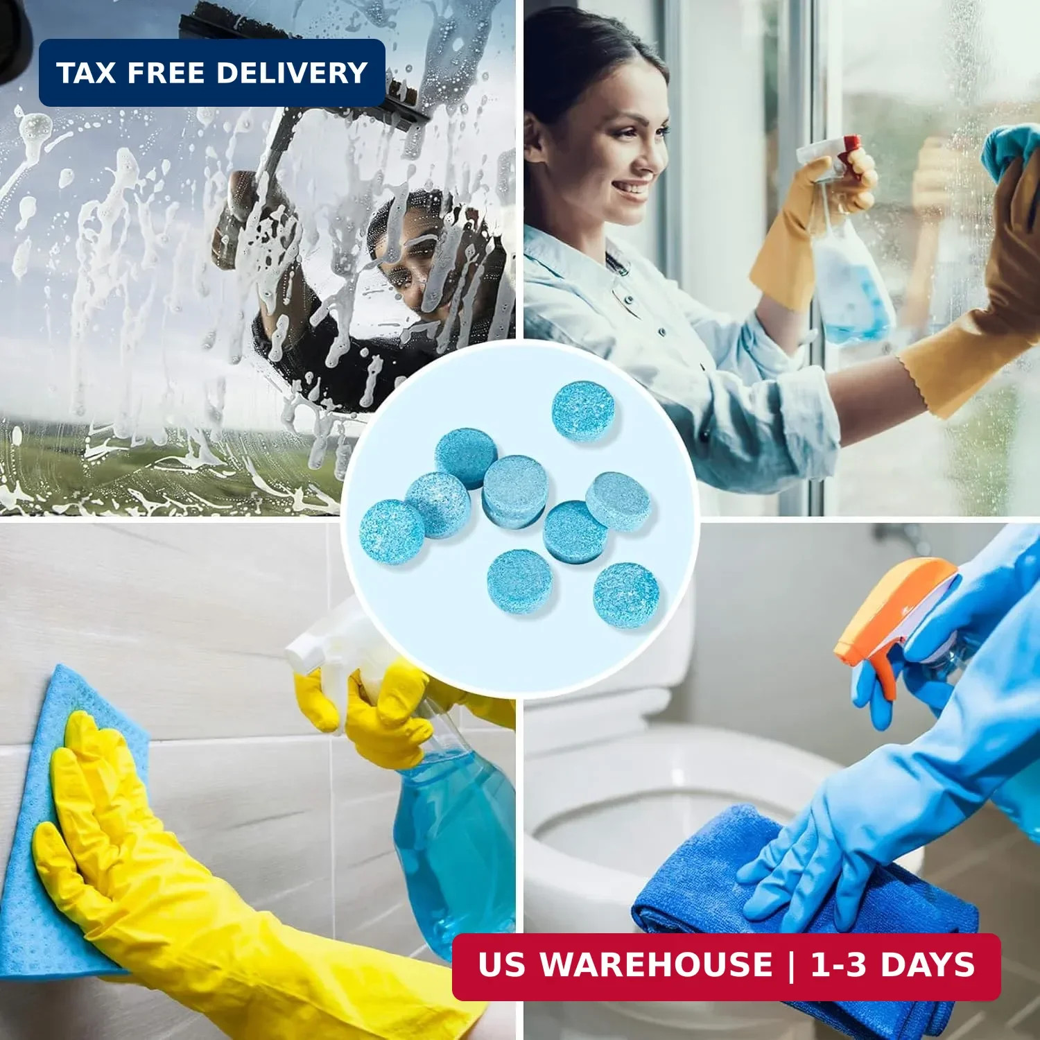 Sukh Car Windshield Washer Tablets – Washer Fluid Tablets Glass Cleaner Concentr