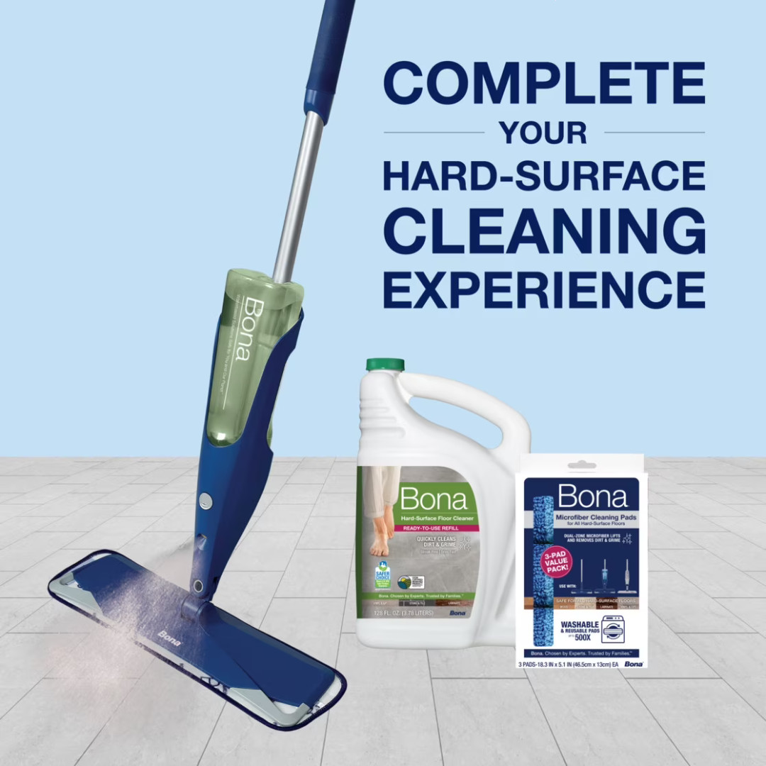 Bona Multi-Surface Floor Cleaner, for Stone Tile Laminate and Vinyl 128 Fl Oz