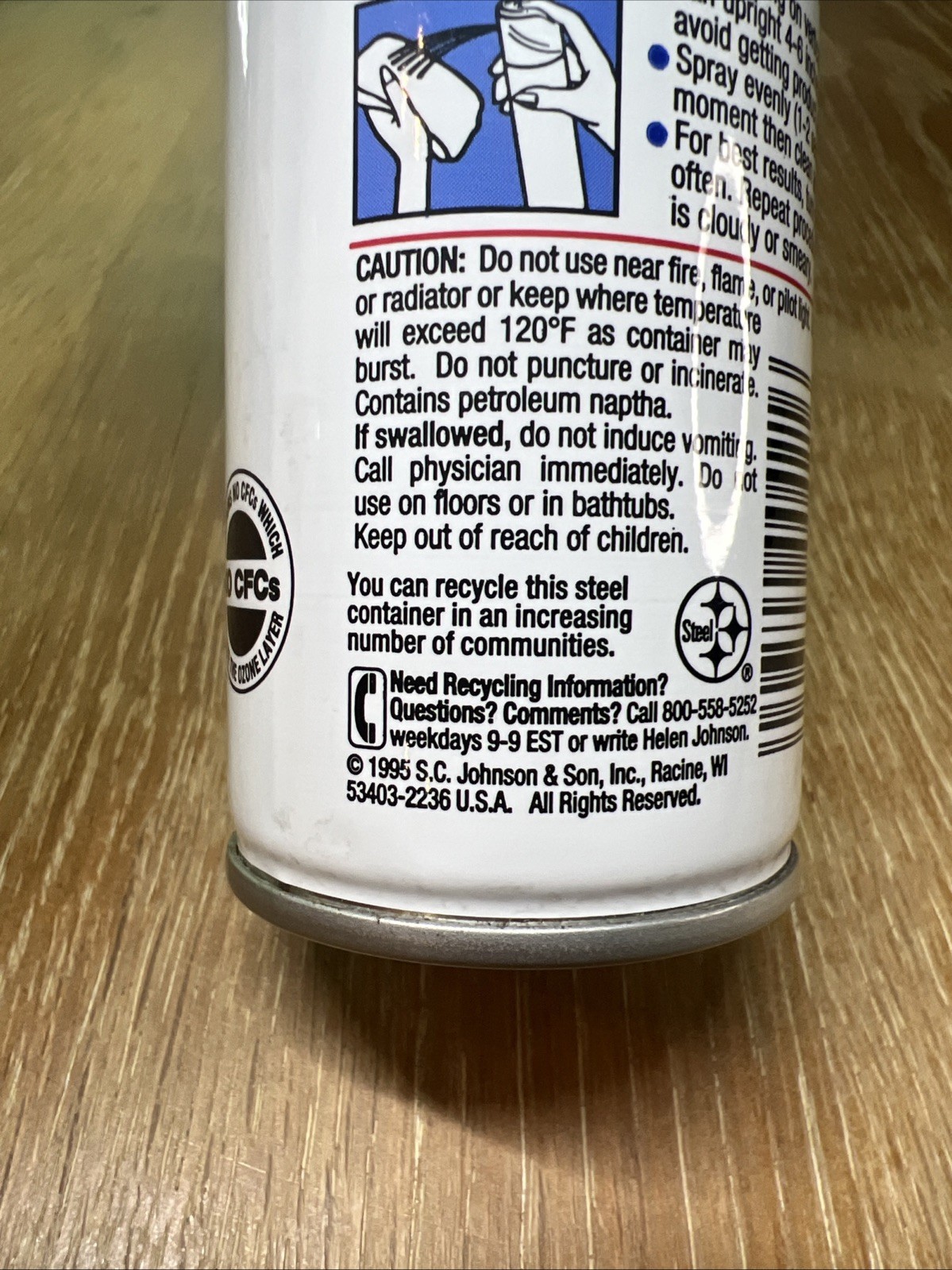 Jubilee Kitchen Wax Cleaner Spray 9 oz Can Vintage Brand NEW Clear Shine