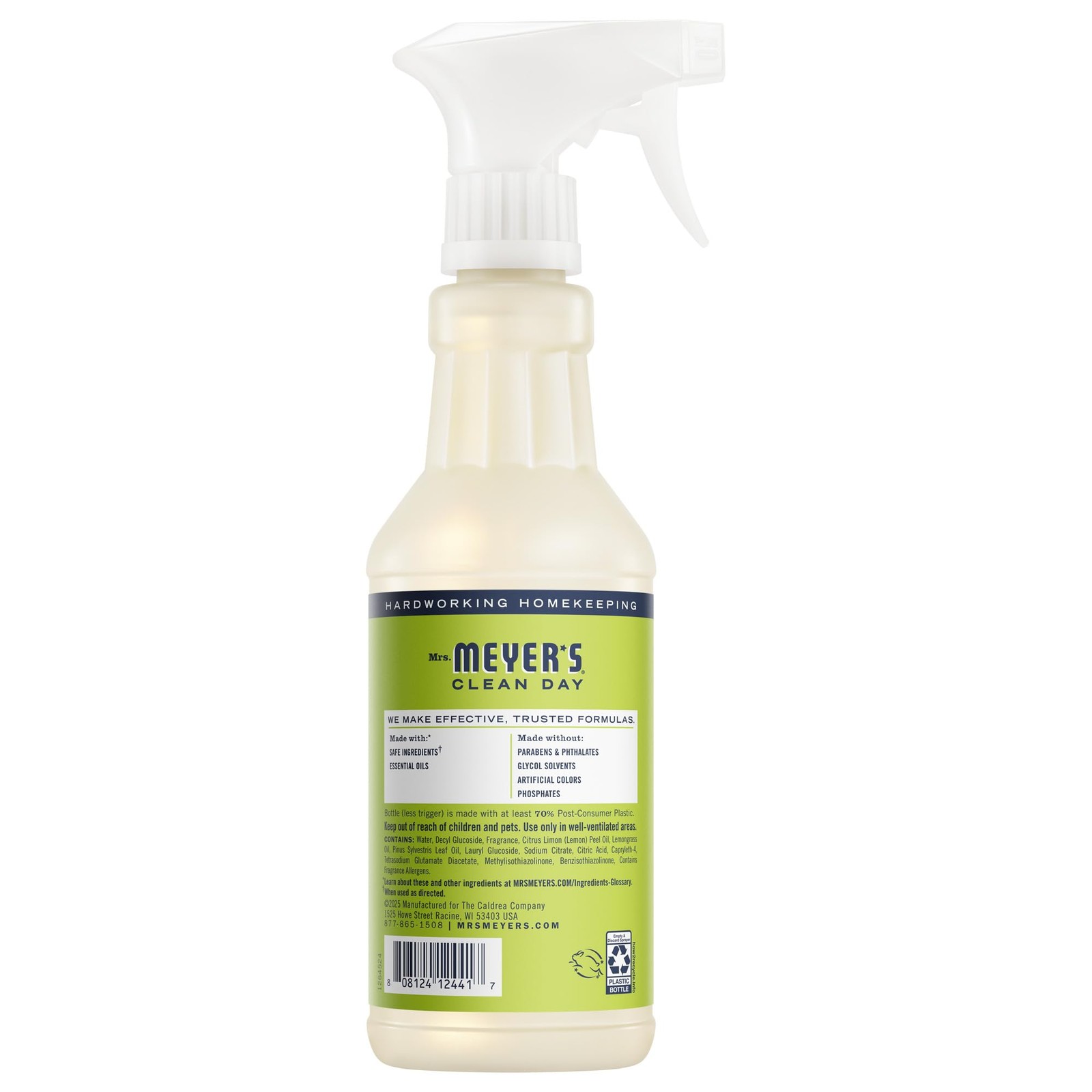 MRS. MEYER’S CLEAN DAY All-Purpose Cleaner Spray, Cruelty Free Formula, Lemon Ve