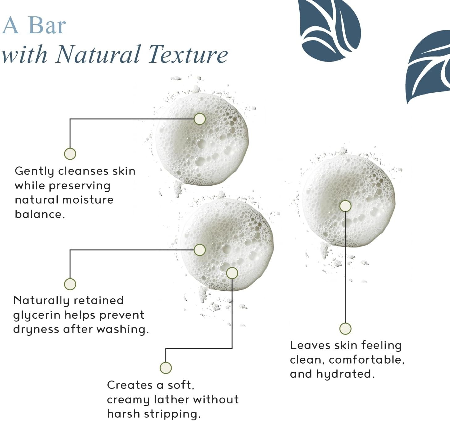 Switch2Pure Nourishing Soap Bar for Sensitive Skin with Jojoba, Avocado & Rose
