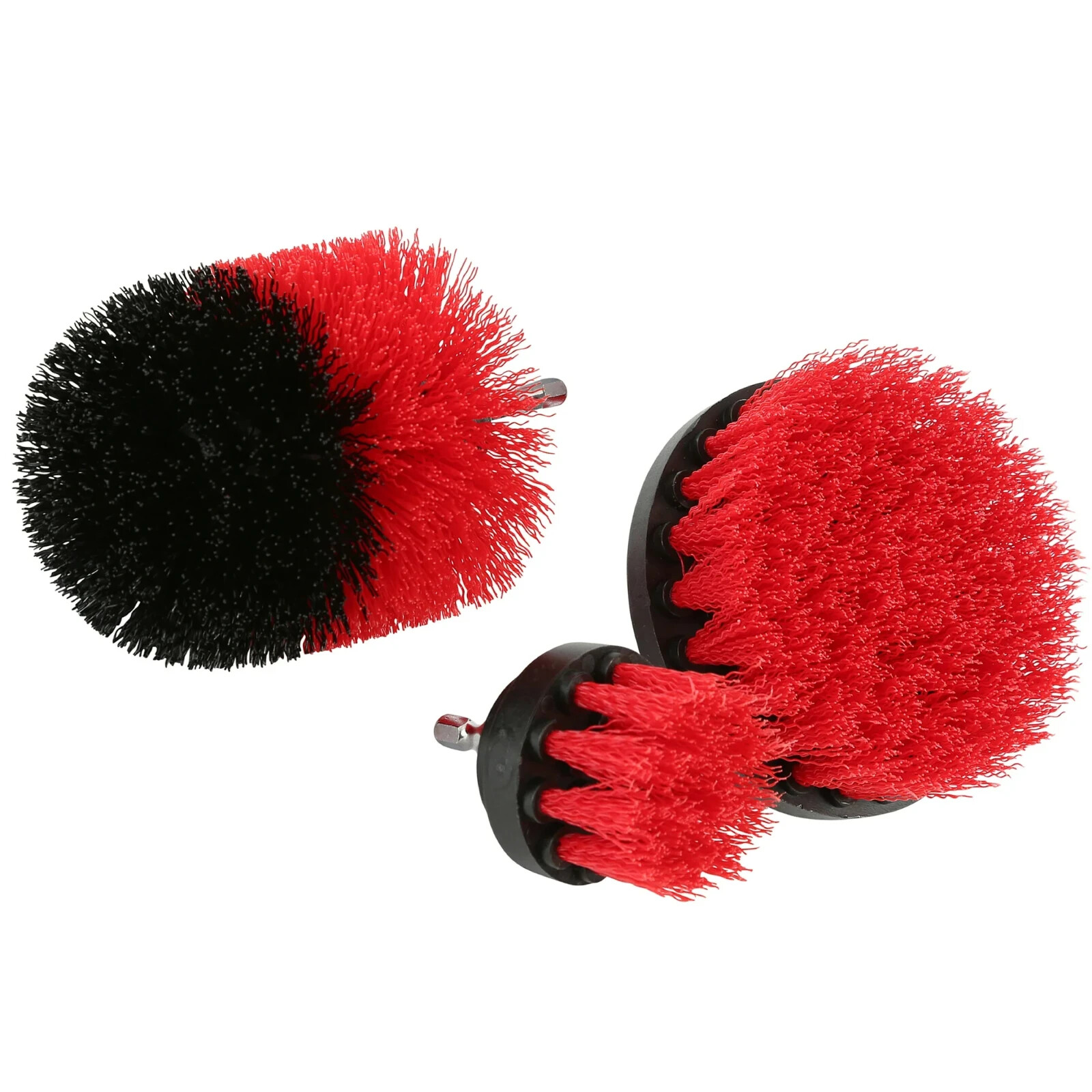 Red Bristle Medium Stiffness Drill Brush Set 3 pack – Ships from USA