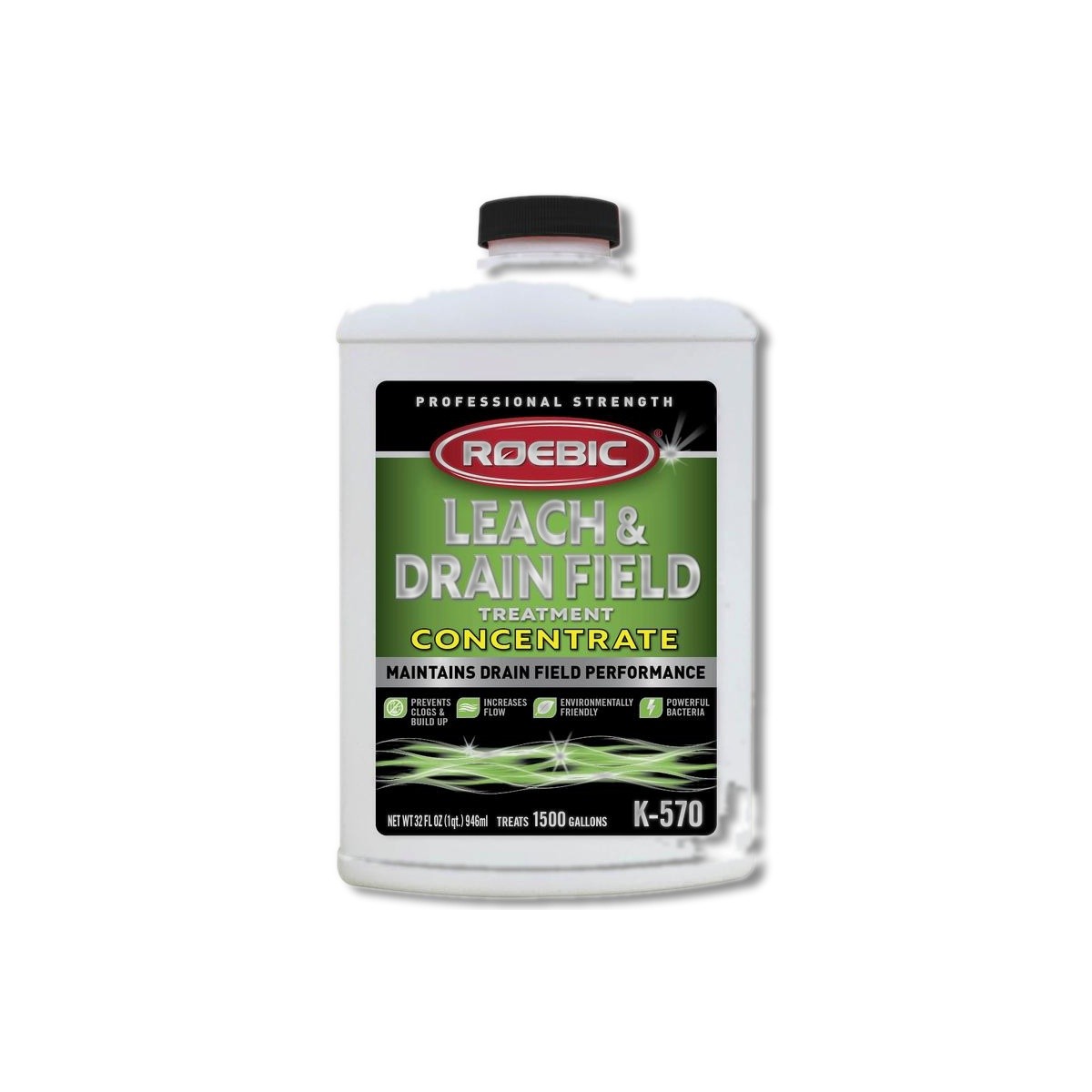 Roebic Liquid Leach & Drain Field Opener 32 oz K-570-Q-4 /4PK