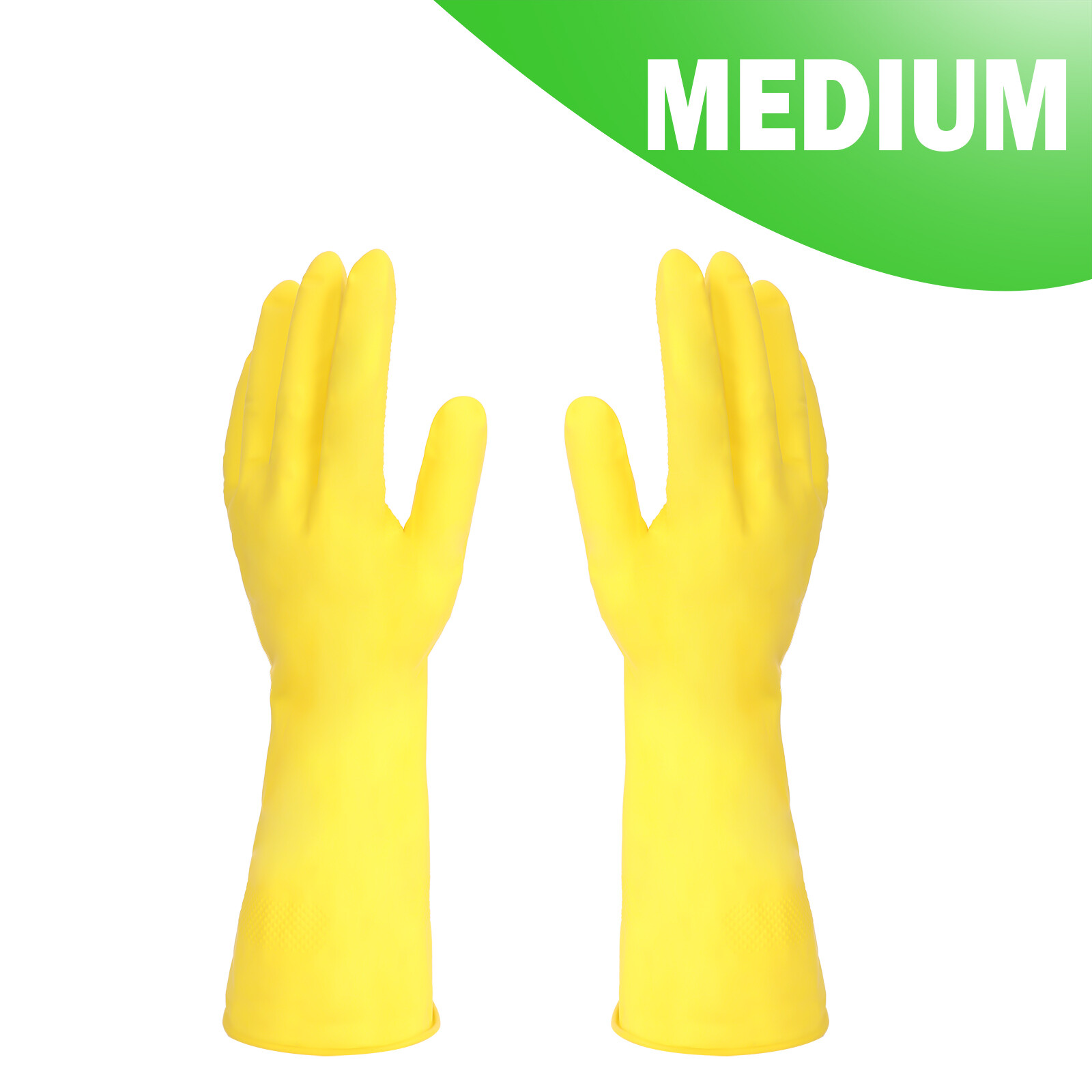72 Pairs Yellow Cleaning Dish Gloves Professional Rubber Latex Gloves Wholesale
