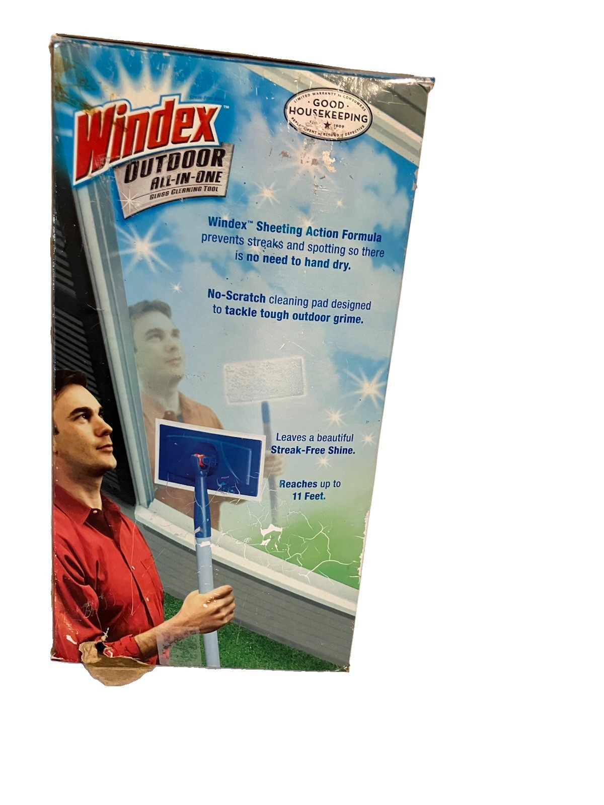 Windex Outdoor All-In-One Glass & Window Cleaner Tool Starter Kit