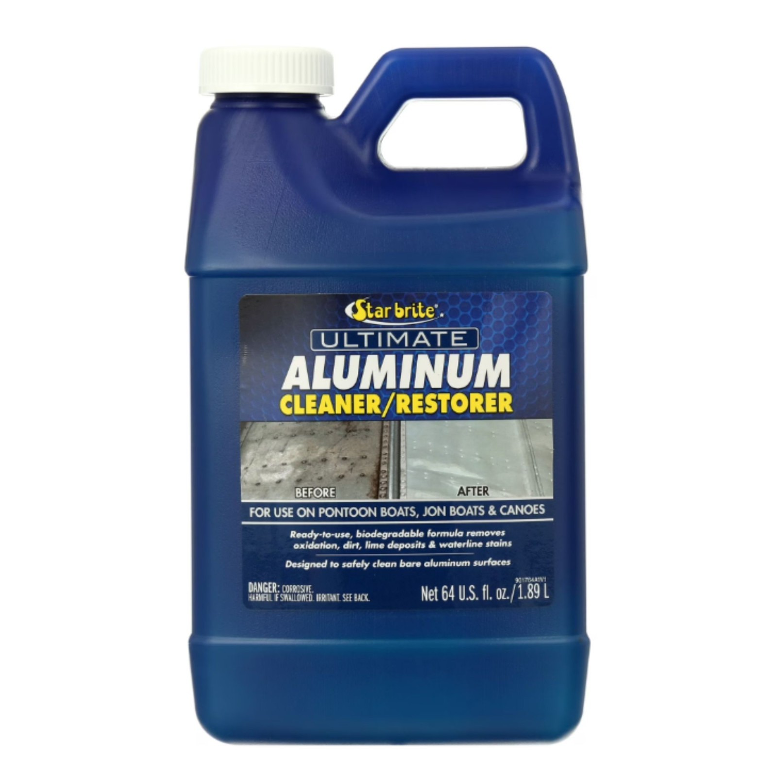 Star Brite Aluminum Cleaner – for Pontoons, Canoes & Unpainted Aluminum 64 oz